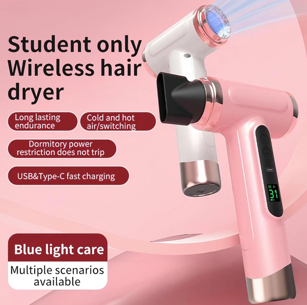 Renovati AirLuxe™  Cordless Hot & Cool Hair Dryer