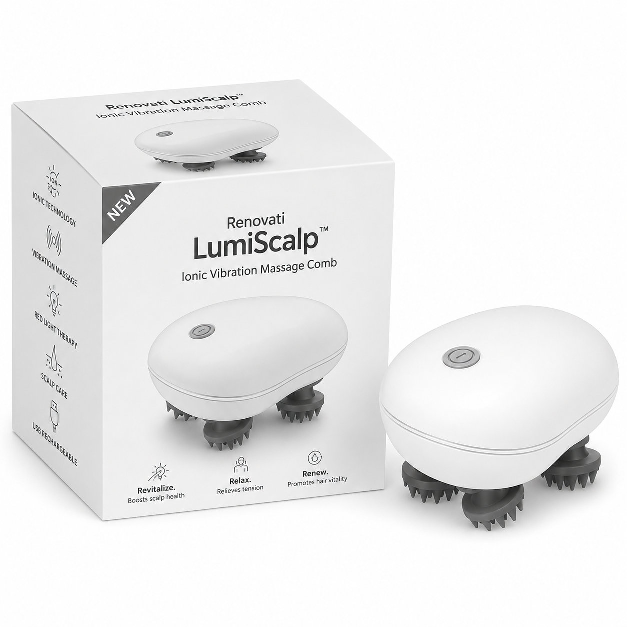 Renovati LumiScalp™ Ionic Vibration Massage